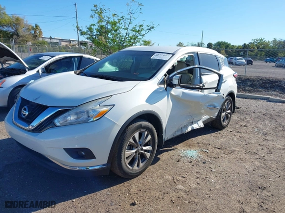 2016 Nissan Murano S with VIN 5N1AZ2MG9GN139159, listed as a IAAI auction lot 41854436 with 134,766 mi miles. Bid and sale history available at carsss.com. Image 18.