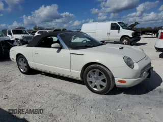 2002 Ford Thunderbird Hardtop Premium with VIN 1FAHP60A22Y124596, listed as a Copart auction lot 79107984 with Not Provided miles and Salvage Title. Bid and sale history available at DreamBid. Image 4.