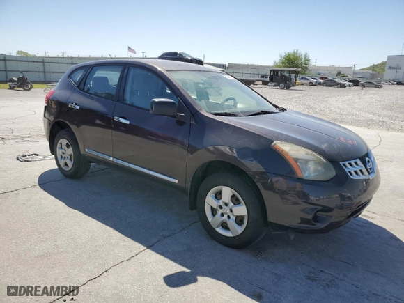 2014 Nissan Rogue Select S with VIN JN8AS5MT9EW610617, listed as a Copart auction lot 52747225 with 199,418 mi miles and Salvage Title. Bid and sale history available at carsss.com. Image 4.