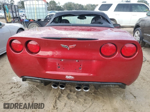 2008 Chevrolet Corvette with VIN 1G1YY36W685125813, listed as a Copart auction lot 73927464 with 0 mi miles and Non Repairable. Bid and sale history available at carsss.com. Image 6.