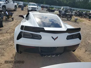 2015 Chevrolet Corvette Z06 3LZ with VIN 1G1YU2D64F5609100, listed as a Copart auction lot 58628714 with 45,992 mi miles and Salvage Title. Bid and sale history available at carsss.com. Image 6.