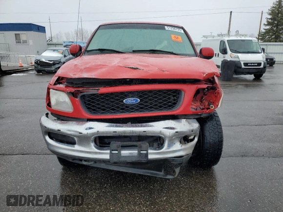 1997 Ford F-150 z VIN 1FTDF18W6VKC01671, wystawiony jako Copart lot #51298725 z przebiegiem 153 988 mil mil oraz Nie do naprawy • Non repairable. Historia ofert i sprzedaży dostępna na DreamBid. Obrazek 5.