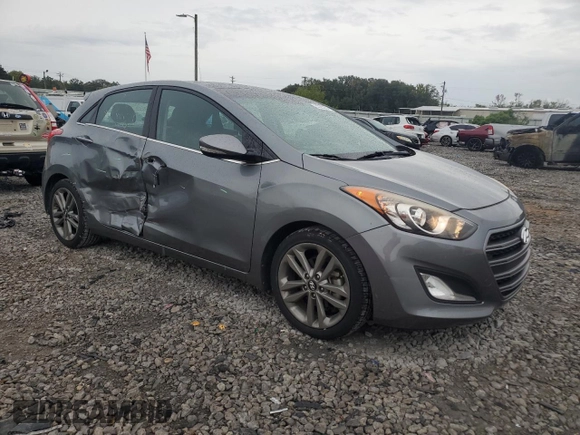 2016 Hyundai Elantra GT with VIN KMHD35LH9GU314929, listed as a Copart auction lot 74082264 with 96,534 mi miles and Salvage Title. Bid and sale history available at carsss.com. Image 4.