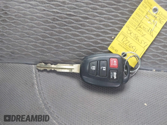 2016 Toyota Corolla L with VIN 2T1BURHE4GC508859, listed as a IAAI auction lot 42069366 with 50,254 mi miles and . Bid and sale history available at DreamBid. Image 11.