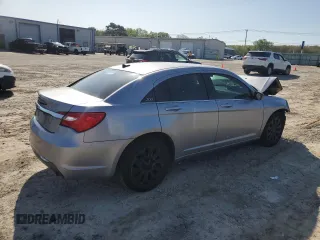 2014 Chrysler 200 LX with VIN 1C3CCBAB0EN124638, listed as a Copart auction lot 52095355 with 163,162 mi miles and Salvage Title. Bid and sale history available at carsss.com. Image 3.