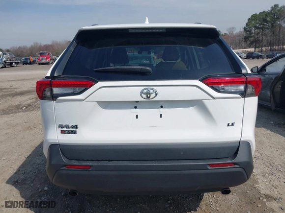 2021 Toyota RAV4 LE with VIN 2T3H1RFV9MC123547, listed as a IAAI auction lot 41753434 with 52,584 mi miles. Bid and sale history available at carsss.com. Image 17.