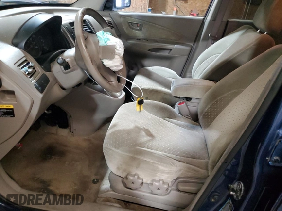 2005 Hyundai Tucson GLS with VIN KM8JN12D35U072088, listed as a Copart auction lot 65343044 with 191,437 mi miles and Salvage Title. Bid and sale history available at carsss.com. Image 7.
