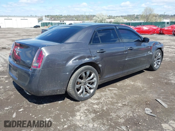 2014 Chrysler 300 with VIN 2C3CCABG4EH346967, listed as a IAAI auction lot 41985572 with 103,282 mi miles. Bid and sale history available at carsss.com. Image 4.