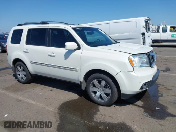 2013 Honda Pilot Touring with VIN 5FNYF4H92DB031589, listed as a IAAI auction lot 42159313 with 192,604 mi miles and . Bid and sale history available at carsss.com. Image 1.