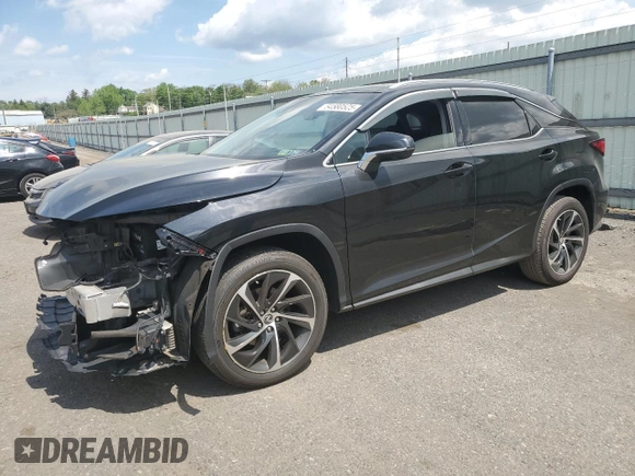 2018 Lexus RX 350 with VIN 2T2BZMCA3JC158362, listed as a Copart auction lot 54580525 with 203,284 mi miles and Salvage title. Bid and sale history available at DreamBid. Image 1.