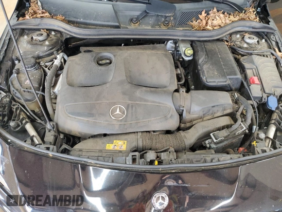 2018 Mercedes-Benz CLA 250 with VIN WDDSJ4GB4JN657124, listed as a Copart auction lot 58735945 with 131,036 mi miles and Salvage title. Bid and sale history available at DreamBid. Image 11.