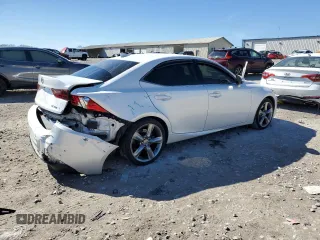 2016 Lexus IS 350 with VIN JTHBE1D24G5026575, listed as a Copart auction lot 46454675 with 102,619 mi miles and Salvage title. Bid and sale history available at DreamBid. Image 3.