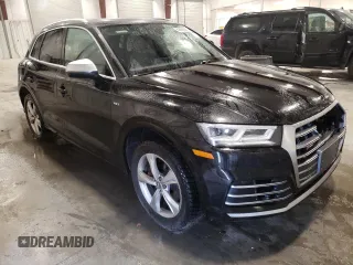 2018 Audi SQ5 Prestige with VIN WA1C4AFYXJ2048481, listed as a Copart auction lot 82806644 with 122,171 mi miles and Salvage Title. Bid and sale history available at DreamBid. Image 4.