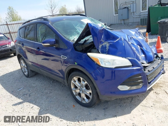 2013 Ford Escape SEL with VIN 1FMCU0H94DUC84666, listed as a IAAI auction lot 42001644 with 165,269 mi miles. Bid and sale history available at carsss.com. Image 1.
