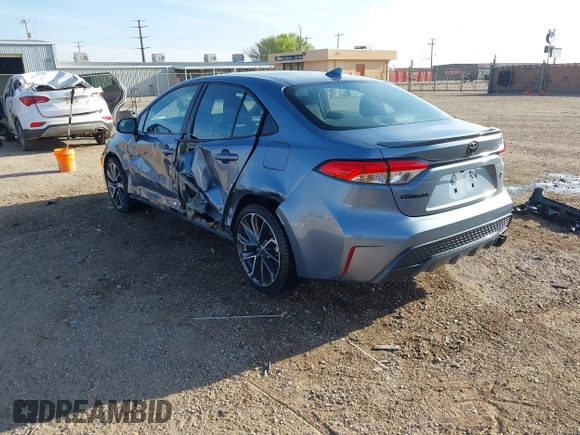 2022 Toyota Corolla SE with VIN 5YFS4MCE9NP120176, listed as a IAAI auction lot 41861680 with 15,975 mi miles. Bid and sale history available at carsss.com. Image 3.