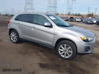 2015 Mitsubishi Outlander Sport ES with VIN 4A4AR3AU1FE028746, listed as a IAAI auction lot 41628263 with 133,367 mi miles. Bid and sale history available at carsss.com. Image 1.