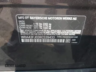 2024 BMW 5 Series 530i с VIN WBA43FJ03RCS39433, выставлен на аукционе IAAI как лот 42396985 с пробегом 2 327 миль миль и . История ставок и продаж доступна на DreamBid. Изображение 9.