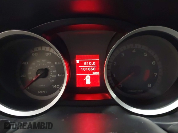 2009 Mitsubishi Lancer ES with VIN JA3AU26U29U036243, listed as a IAAI auction lot 41952044 with 181,650 mi miles. Bid and sale history available at carsss.com. Image 7.