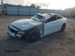 2017 BMW 4 Series 430i with VIN WBA4R7C50HK679823, listed as a Copart auction lot 87130414 with 67,326 mi miles and Salvage Title. Bid and sale history available at DreamBid. Image 1.