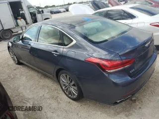 2017 Genesis G80 Ultimate with VIN KMHGN4JF4HU200082, listed as a Copart auction lot 77089784 with 63,158 mi miles and Non Repairable. Bid and sale history available at DreamBid. Image 2.