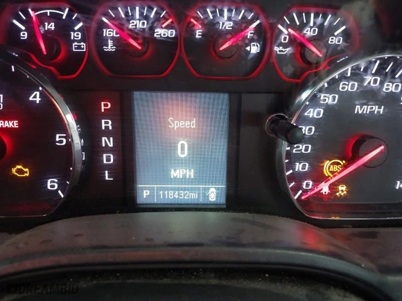 2019 Chevrolet Silverado 1500 LD Work Truck with VIN 2GCRCNEC5K1214617, listed as a IAAI auction lot 41594989 with 118,423 mi miles. Bid and sale history available at carsss.com. Image 6.