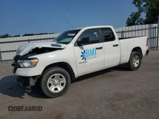 2019 Ram 1500 Tradesman with VIN 1C6RRECT6KN844816, listed as a Copart auction lot 58363625 with 138,581 mi miles and Salvage title. Bid and sale history available at DreamBid. Image 1.