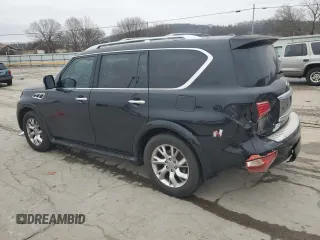2012 Infiniti QX56 8-passenger z VIN JN8AZ2NC6C9316225, wystawiony jako Copart lot #42955725 z przebiegiem 204 534 mil mil oraz Szkoda całkowita • Salvage title. Historia ofert i sprzedaży dostępna na DreamBid. Obrazek 2.