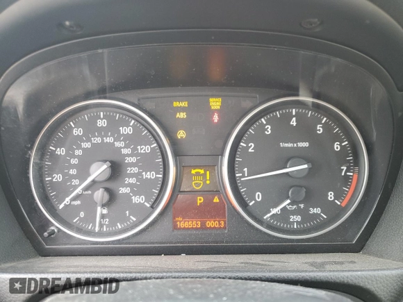 2011 BMW 3 Series 335i with VIN WBADX7C54BE260904, listed as a Copart auction lot 48954085 with 166,553 mi miles and Salvage Title. Bid and sale history available at carsss.com. Image 9.