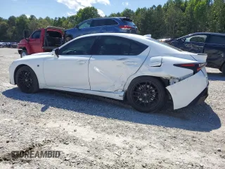 2023 Lexus IS 500 F Sport Performance with VIN JTHAP1D28P5003984, listed as a Copart auction lot 58120915 with 34,337 mi miles and Salvage title. Bid and sale history available at DreamBid. Image 2.