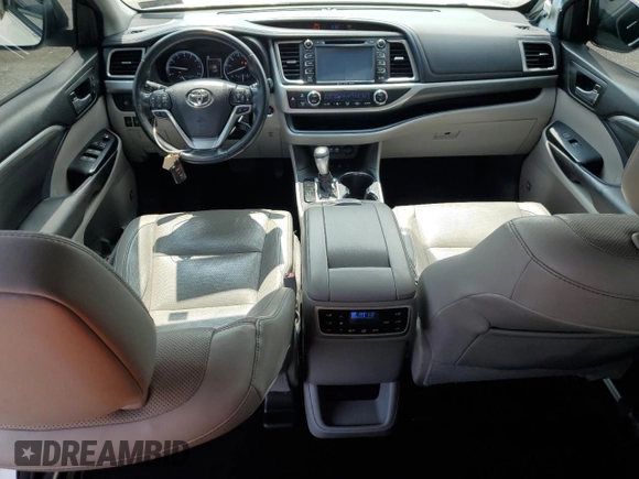 2017 Toyota Highlander Limited with VIN 5TDDZRFH8HS382957, listed as a Copart auction lot 60413645 with 126,294 mi miles and Salvage title. Bid and sale history available at DreamBid. Image 8.