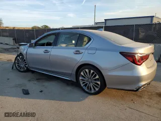 2018 Acura RLX w/Technology Pkg with VIN JH4KC1F52JC000704, listed as a Copart auction lot 43264815 with 0 mi miles and Salvage Title. Bid and sale history available at carsss.com. Image 2.