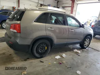2012 Kia Sorento LX with VIN 5XYKT3A68CG249116, listed as a Copart auction lot 53667345 with 100,036 mi miles and Clean Title. Bid and sale history available at DreamBid. Image 3.