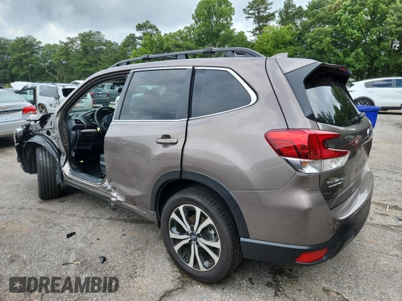 2023 Subaru Forester Limited with VIN JF2SKAPC1PH422283, listed as a Copart auction lot 61269355 with 27,062 mi miles and Salvage title. Bid and sale history available at DreamBid. Image 2.