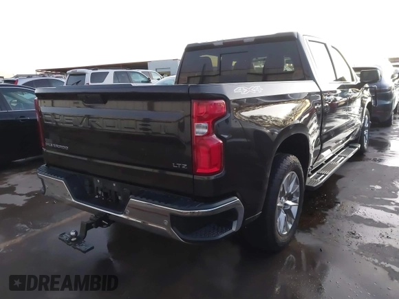 2021 Chevrolet Silverado 1500 LTZ with VIN 3GCUYGED5MG391274, listed as a IAAI auction lot 41275745 with 59,858 mi miles and . Bid and sale history available at DreamBid. Image 4.