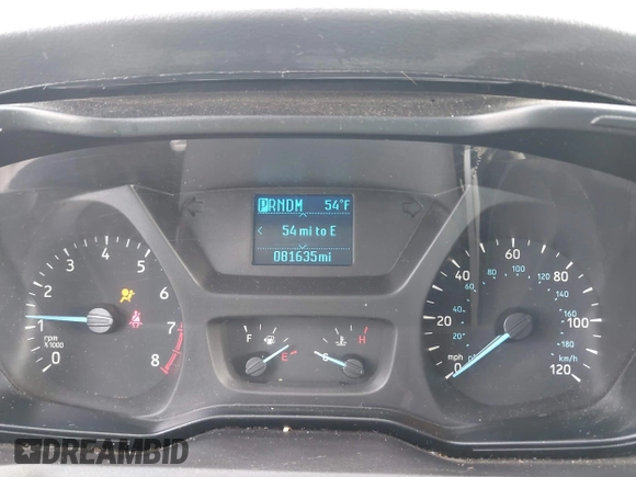 2019 Ford Transit with VIN 1FTYR2CM0KKA87201, listed as a IAAI auction lot 41741165 with 81,635 mi miles. Bid and sale history available at carsss.com. Image 7.