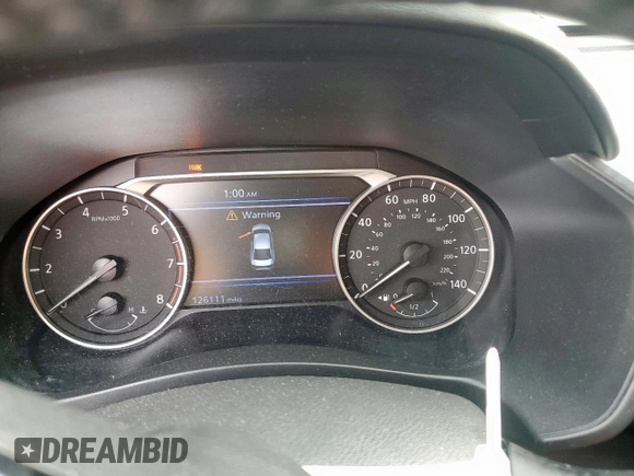 2019 Nissan Altima SL with VIN 1N4BL4EV5KC224738, listed as a Copart auction lot 51417615 with 126,111 mi miles and Salvage Title. Bid and sale history available at DreamBid. Image 9.