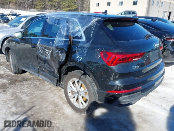 2023 Audi Q3 S line Premium with VIN WA1DECF34P1143148, listed as a IAAI auction lot 41566031 with 10,708 mi miles and . Bid and sale history available at DreamBid. Image 14.