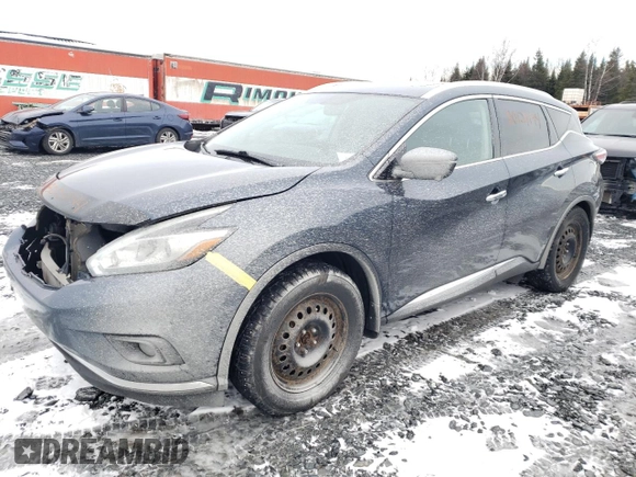 2015 Nissan Murano Platinum with VIN 5N1AZ2MH1FN236041, listed as a Copart auction lot 80124144 with 201,974 mi miles and Salvage Title. Bid and sale history available at DreamBid. Image 1.