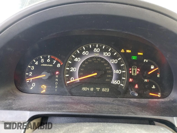 2007 Honda Odyssey EX-L with VIN 5FNRL38727B129550, listed as a Copart auction lot 48263675 with 190,418 mi miles and Salvage Title. Bid and sale history available at DreamBid. Image 9.