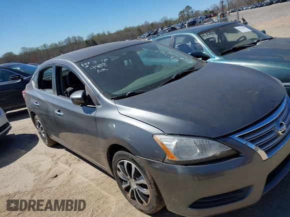 2015 Nissan Sentra SV with VIN 3N1AB7AP6FL666233, listed as a IAAI auction lot 41859408 with 154,465 mi miles and . Bid and sale history available at DreamBid. Image 1.