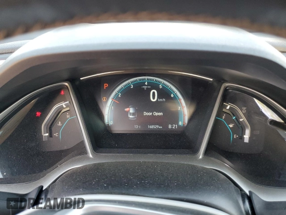 2016 Honda Civic EX-T with VIN 2HGFC1F44GH114785, listed as a Copart auction lot 57383755 with 168,529 mi miles and Salvage title. Bid and sale history available at DreamBid. Image 9.