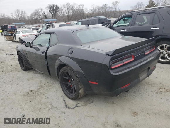 2023 Dodge Challenger R/T Scat Pack Widebody z VIN 2C3CDZFJ6PH593668, wystawiony jako Copart lot #45582495 z przebiegiem 13 555 mil mil oraz Szkoda całkowita • Salvage title. Historia ofert i sprzedaży dostępna na DreamBid. Obrazek 2.