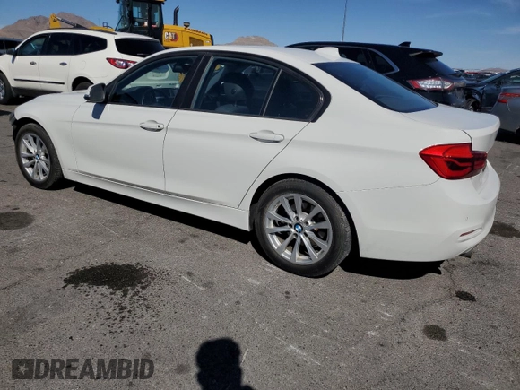2017 BMW 3 Series 320i with VIN WBA8E1G33HNU17585, listed as a Copart auction lot 47056935 with 87,050 mi miles and Salvage Title. Bid and sale history available at carsss.com. Image 2.