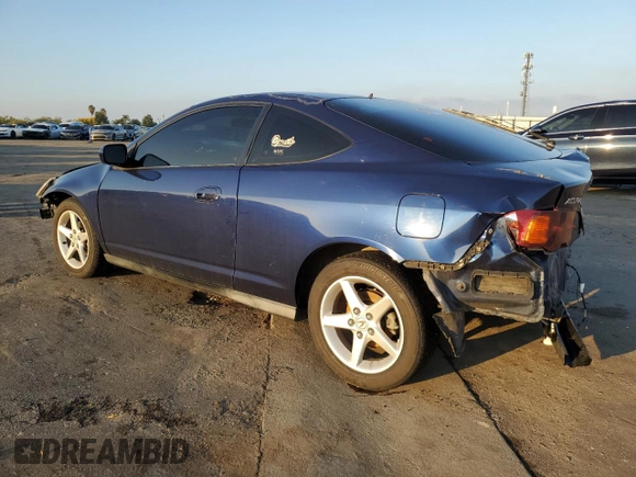 2002 Acura RSX Auto with VIN JH4DC54882C009129, listed as a Copart auction lot 82793244 with 182,269 mi miles and Salvage Title. Bid and sale history available at carsss.com. Image 2.