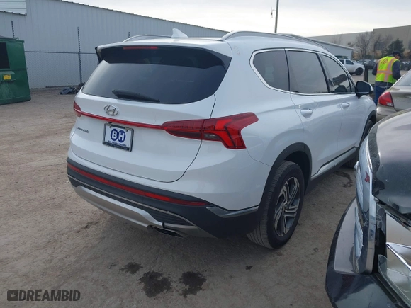 2023 Hyundai Santa Fe SEL with VIN 5NMS34AJ6PH632185, listed as a IAAI auction lot 41238348 with 14,034 mi miles. Bid and sale history available at carsss.com. Image 4.