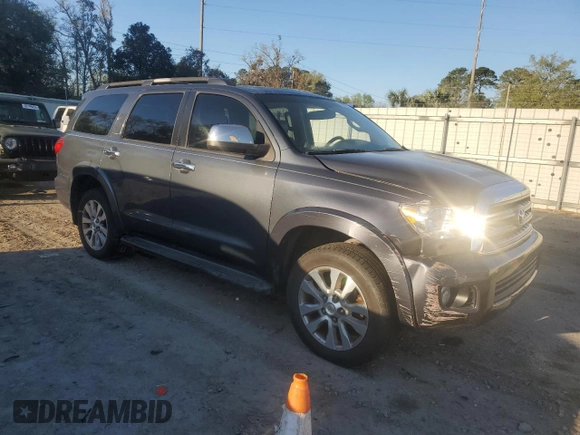 2008 Toyota Sequoia Platinum with VIN 5TDBY67A28S015501, listed as a Copart auction lot 50606515 with 0 mi miles and Clean Title. Bid and sale history available at carsss.com. Image 4.