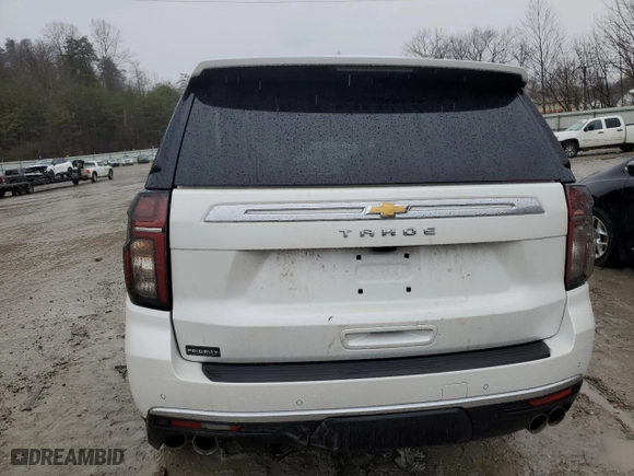 2022 Chevrolet Tahoe High Country with VIN 1GNSKTKLXNR341122, listed as a Copart auction lot 42952145 with 30,802 mi miles and Salvage Title. Bid and sale history available at carsss.com. Image 6.