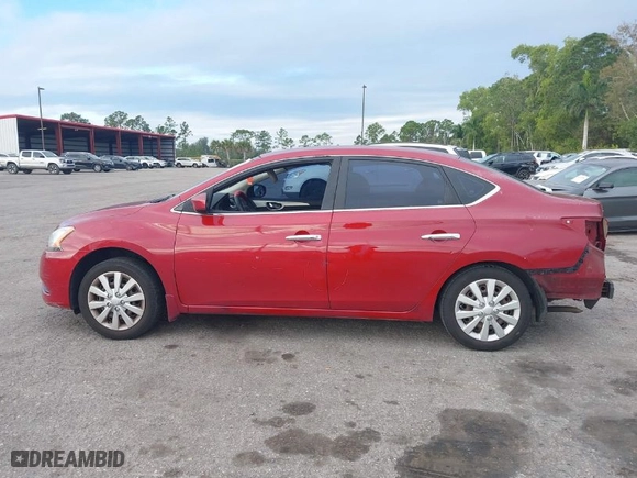 2014 Nissan Sentra SV with VIN 3N1AB7AP7EL644787, listed as a IAAI auction lot 41361432 with 192,422 mi miles. Bid and sale history available at carsss.com. Image 14.