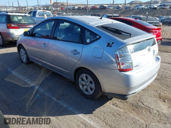 2007 Toyota Prius with VIN JTDKB20U173282711, listed as a IAAI auction lot 41397781 with 0 mi miles. Bid and sale history available at carsss.com. Image 3.