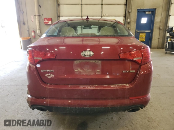 2012 Kia Optima EX with VIN 5XXGN4A76CG070947, listed as a Copart auction lot 50902065 with 201,920 mi miles and Salvage Title. Bid and sale history available at carsss.com. Image 6.